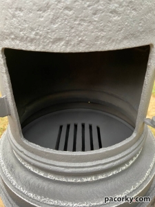 Чавунна пічка зі львом H725mm продана